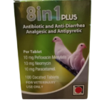 8 in 1 Plus Tablet For Birds – 100 Tab.