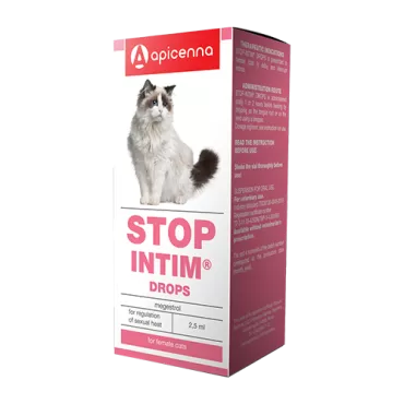 Stop Intim Drops for Female Cats, 2.5mL