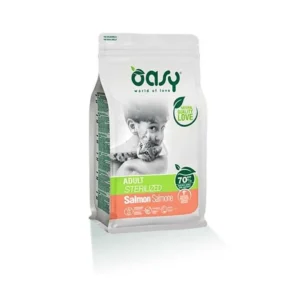 Oasy Sterilized Dry Cat Salmon, 1.5Kg