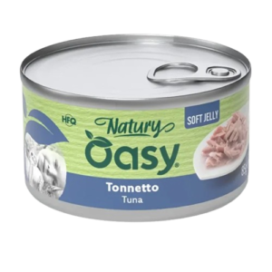 Oasy Wet Cat Natury Soft Jelly Tuna, 150g